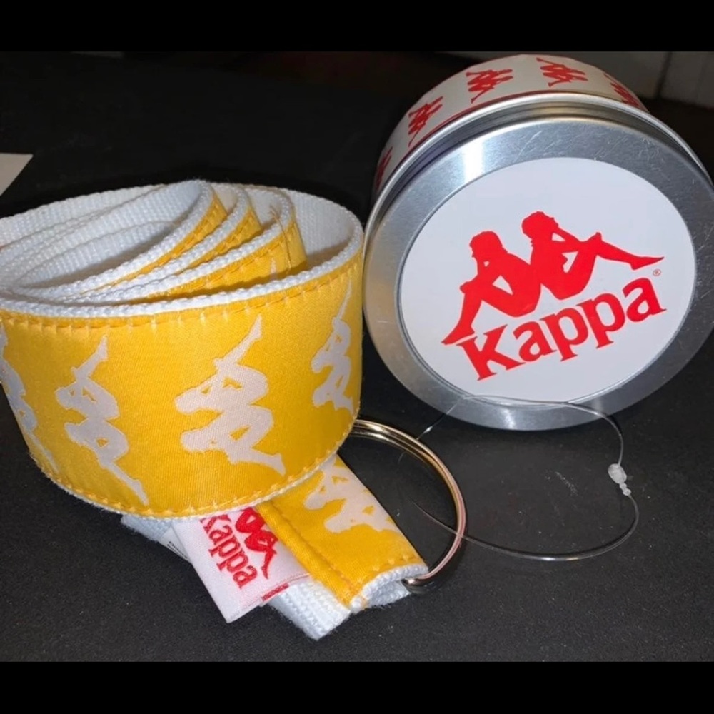 KAPPA yellow and white brand new belt